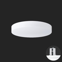 Koupelnová - OS DEL65601 DELIA V2 stropní/nástěnné plastové polovestavné svítidlo bílá IP44 4000 K 33W LED nouzové kombinované 3 h (původní kód OS 65601) - OSMONT