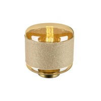 Stolní lampy dekorační - LA 1010208 PANTILO ROPE 19 stolní svítidlo, E27, válcové, 1 x max. 15 W, zlatá - BIG WHITE (SLV)