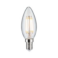 E14 - P 28684 LED svíčka 4,8 W E14 čirá teplá bílá stmívatelné - PAULMANN