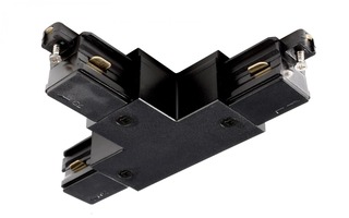 Lišty a příslušenství - IMPR 720021 AKCE - Deko-Light 1-fázový kolejnicový systém, D One T-spojka, levé-pravé-pravé, 220-240V černá RAL 9011 121 mm - LIGHT IMPRESSIONS