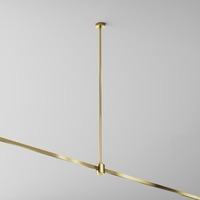 Lištové Magnetic Maytoni Flarity - M TRA159C-IPC1-BS Stropní upevnění s prodlužovací spojkou 700 mm 24V mosaz hliník Flarity - MAYTONI