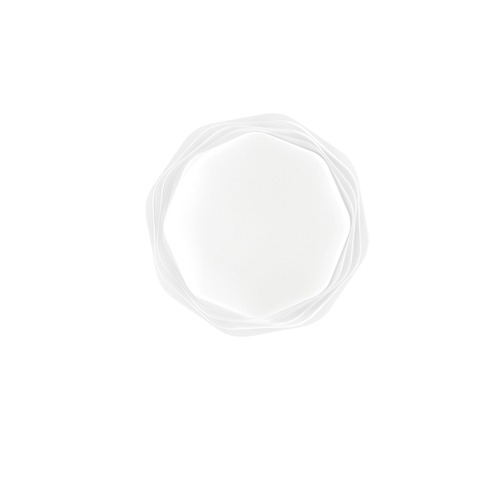 Dekorativní - FAN I-DAISY-PL42 Stropní LED svítidlo Daisy, bílé, 24 W, 2460 lm, CCT, 42 x 8,5 cm - FANEUROPE - foto 1