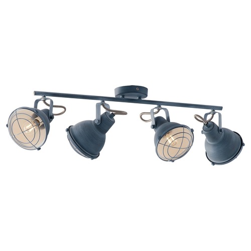 Dekorativní - FAN I-CUBA-AP4 Stropní svítidlo Cuba, šedé/bílé, 4 x E14, 77,5 x 13 x 17 cm - FANEUROPE - foto 1