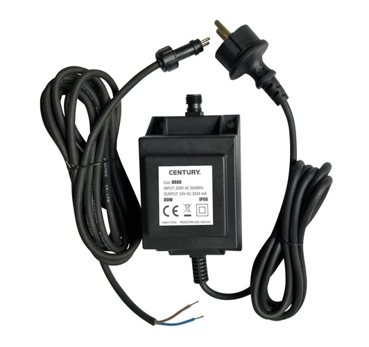 Stabilizovaný proud - CEN DR80 LED DRIVER pro zemní svítidla 80W 230VAC/24VAC/DC/3,34A IP68 - CENTURY - foto 1