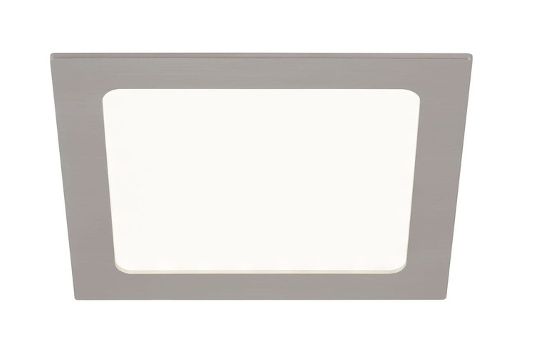 Hranatá - BRI 7186-012 LED vestavné bodové svítidlo, 17 cm, 12 W, matný nikl - BRILONER - foto 1