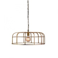 Dekorativní - LD 11493-60 AMIR Závěsné svítidlo, matná mosaz, E27 patice, retrolook - LEUCHTEN DIREKT / JUST LIGHT