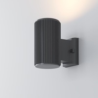 Nástěnná - M O419WL-01GR Nástěnné svítidlo Rando E27 60W IP54 šedé kov - MAYTONI