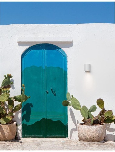 Nástěnná - NV 910021 Venkovní nástěnné svítidlo NERO hliník bílé skleněný difuzor GU10 1x7W 220-240V IP54 bez žárovky světlo dolů - NOVA LUCE - foto 1