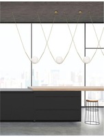 Podélná - NV 8279601 Závěsné svítidlo VITTON mosazný kov bílé lesklé sklo E14 1x5W IP20 bez žárovky - NOVA LUCE