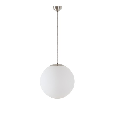 Koule - OS ADR60851 ADRIA S3 závěsné skleněné svítidlo kartáčovaná nerez / bílá IP40 4000 K 27W LED - OSMONT - foto 1