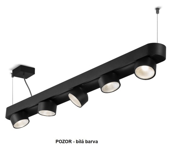 Podélná - HAL 26-500S-50GGE/930, W Závěsné svítidlo Shift LED 5x15W 1020x85x92mm - HALLA - foto 1