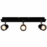 Bodová - BRI 2861-035 Bodové svítidlo 45 cm 3xGU10 15W 1380lm černá - BRILONER