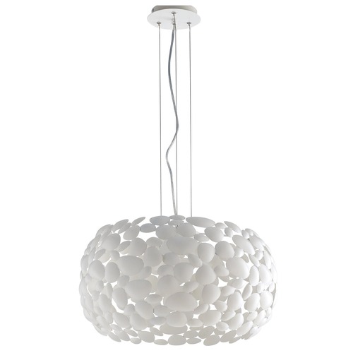 Dekorativní - FAN I-DIONISO-S48-BCO Závěsné svítidlo Dioniso, bílé, 3 x E27, 48 x 147 cm - FANEUROPE - foto 1
