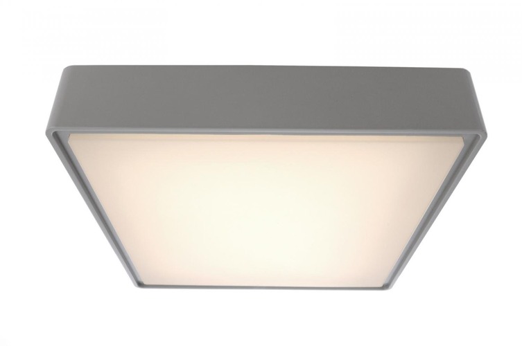 Přisazená - IMPR 348009 Stropní svítidlo Quadrata II šedé 16W IP65 3000K 700lm - DEKOLIGHT - foto 1