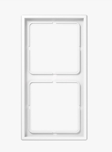 Vypínače a zásuvky - JU LS982WW Dvojrámeček LS982WW bílý - JUNG - foto 1