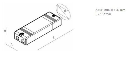 Stabilizované napětí - NOVA 105103.99 Transformátor ke svítidlu HALOS 962 - NOVALUX