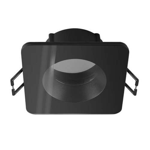 Hranatá - LA 1007338 NEW TRIA® 68 kroužek pro vestavbu do stropu, D: 8,3 Š: 8,3 H: 3,55 cm, IP 65, vč. skla, černá - BIG WHITE (SLV) - foto 1