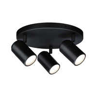 Bodová - P 66776 Spotlight Zyli IP44 GU10 230V max. 3x10W stmívatelné černá mat - PAULMANN