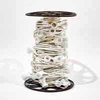 Venkovní řetězy - DLED GLNX050 DecoLED Světelná girlanda s vyměnitelnými žárovkami - 50 m, 50 objímek - bílý kabel GLNX050