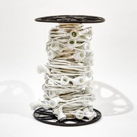Venkovní řetězy - DLED GLNX050 DecoLED Světelná girlanda s vyměnitelnými žárovkami - 50 m, 50 objímek - bílý kabel GLNX050