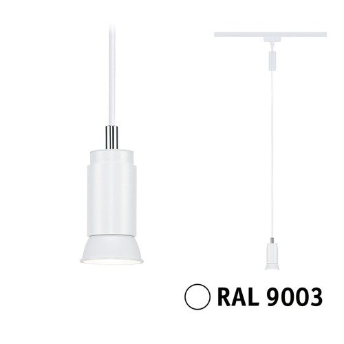 Svítidla - P 95623 URail závěs Runa GU10 max. 10W 230V bílá - PAULMANN - foto 1