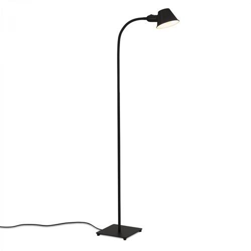 Stojací lampy - BRILO 1407-015 Stojací svítidlo 152 cm 1x E27 10W černá - BRILO - foto 1