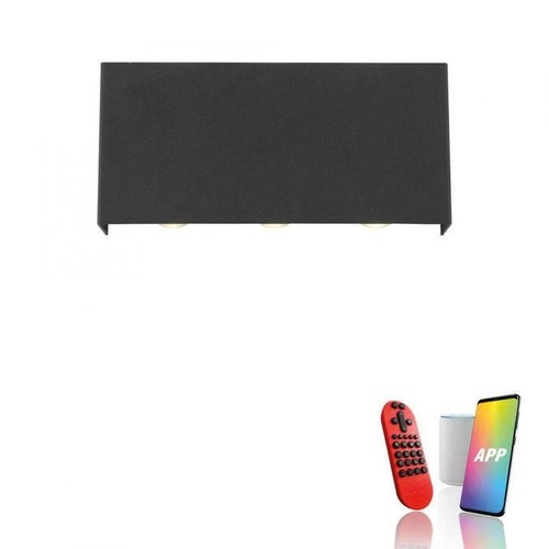 Nepřímé osvětlení - LD 16488-13 LED nástěnné svítidlo antracit Smarthome dálkový ovladač stmívatelné s aplikací Tuya RGB/2700-5000K - JUST LIGHT - foto 1