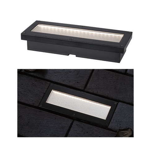 Zapuštěná - P 94576 Solární LED zemní svítidlo Domenic IP67 3000K černá - PAULMANN - foto 1