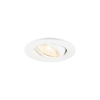 Koupelnová - LA 1009002 NEW TRIA® 45 DL, kulaté, vestavné stropní svítidlo, 2700 K, 24°, bílé - BIG WHITE (SLV)