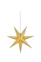 Interiérové dekorace - MAR 705791 Glitter zlatá závěsná hvězda 45 cm - Markslöjd