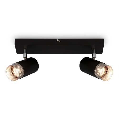 Bodová - BRI 2142025 Spot, 44 cm, 2x GU10, max. 9W, černá - BRILONER - foto 1