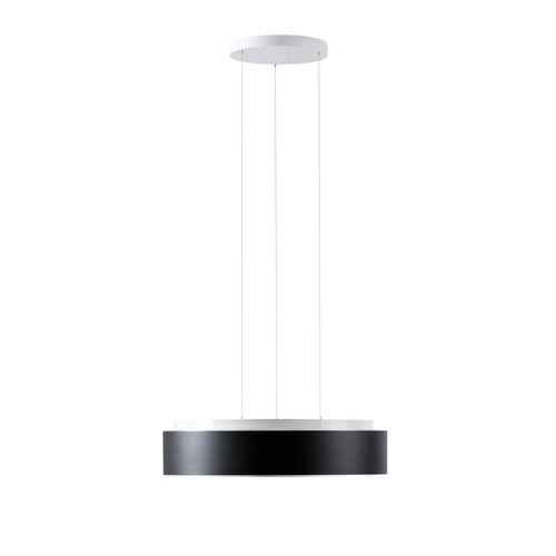 Kruhová - OS ERI67912 ERIS LEC4 závěsné skleněné svítidlo bílá / černá IP40 4000 K 35W LED - OSMONT - foto 1