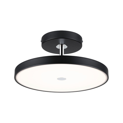 Kruhová - P 96781 LED stropní svítidlo 3-krokové-stmívatelné Hildor 2700K 230V 26,5W stmívatelné černá mat/chrom - PAULMANN - foto 1