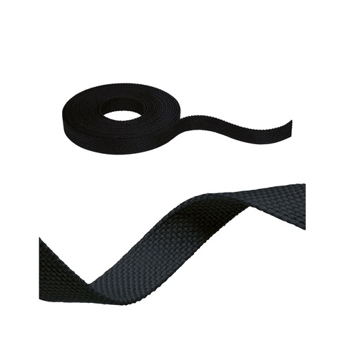 Páskové ULine - P 94618 ULine pás 5m Dacron textilní s mědí černá - PAULMANN - foto 1