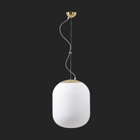 Koule - OS TAN67810 TANIA L1 závěsné skleněné svítidlo mosaz leštěná / bílá IP40 4000 K 27W LED DALI (původní kód OS 67810) - OSMONT