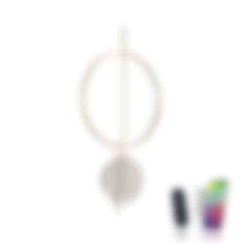 Dekorativní - PN 6154-55 Q ARKOA LED stropní svítidlo Smart Home stříbrná barva stmívatelné RGB ZigBee 2700-5000K - PAUL NEUHAUS - foto 1