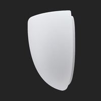 Dekorativní - OS LYR46123 LYRA 2 nástěnné skleněné svítidlo bílá IP43 75W E27 HF (původní kód OS 46123) - OSMONT