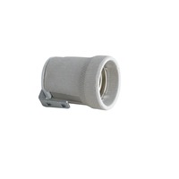 Patice a spojky - FAN I-PORTALAMPADE-E27-P Objímka E27, keramická s držákem - FANEUROPE