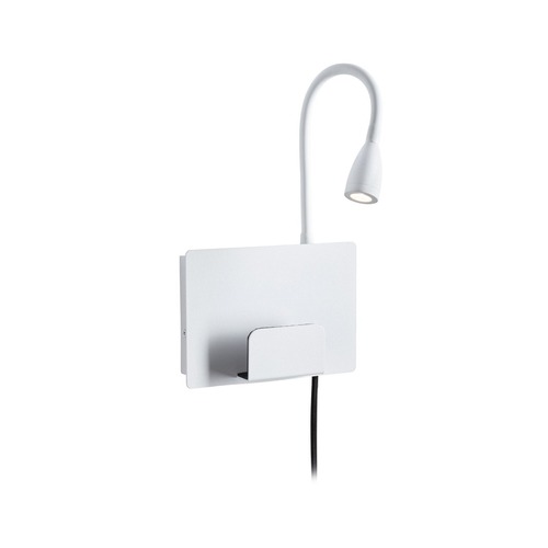 Bodová - P 71100 LED nástěnné svítidlo Halina USB C 2700K 230V 2,4W bílá mat - PAULMANN - foto 1