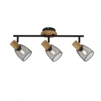 Bodová - LD 15193-79 TAMIS Stropní svítidlo spot bodové svítidlo, dřevo / kov, E14 patice - LEUCHTEN DIREKT / JUST LIGHT