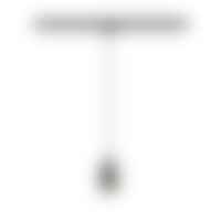 Svítidla - LA 1008262 PURI 2.0 Dome 1~ závěsné světlo, GU10, délka závěsu 200cm, 1x max. 6W, černá barva - BIG WHITE (SLV)