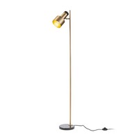 Stojací lampy - RED R14262 DIVINA stojanová mosaz/dekor černý mramor 230V E27 5W - RED - DESIGN RENDL
