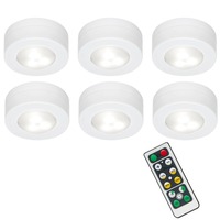 Přisazená - BRILO 2632066 LED skříňkové svítidlo pr. 5,8 cm 6x60lm bílé (starý kód: BRILO 2632-066) - BRILO