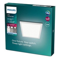 Hranatá - PH 8719514326668 LED Stropní přisazený panel Philips Superslim Touch CL560 8719514326668 12W 1200lm 4000K IP20 30cm bílý, 3-krokové stmívání - PHILIPS (929002665501)