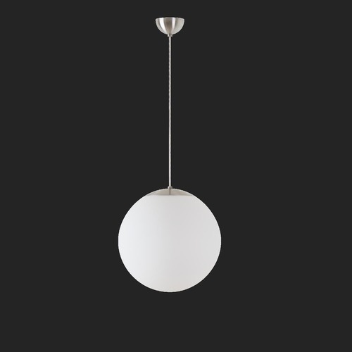 Nouzové osvětlení - OS ADR68844 ADRIA S3 závěsné skleněné svítidlo nerez broušená / bílá IP40 4000 K 27W LED nouzové kombinované 1 h (původní kód OS 68844) - OSMONT - foto 1