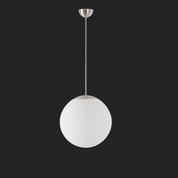 Nouzové osvětlení - OS ADR68844 ADRIA S3 závěsné skleněné svítidlo nerez broušená / bílá IP40 4000 K 27W LED nouzové kombinované 1 h (původní kód OS 68844) - OSMONT