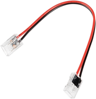 Spotřební materiál a příslušenství - Dva koncové konektory s drátem 8mm pro COB Strip