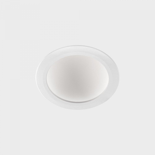 Kruhová - KHL K50405.02.RF.WH-WH.ST.8.30.PU DISC TINA DEEP zapuštěné svítidlo s rámečkem bílá 18 W 3000K PUSH - KOHL-Lighting - foto 1