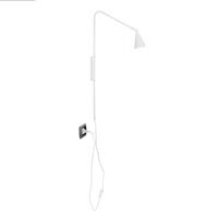 S ramenem - FAN I-ENEA-AP1-BCO Nástěnné svítidlo Enea, nastavitelné, bílé, 1 x GU10, 37,7 x 9 x 69,5 cm - FANEUROPE