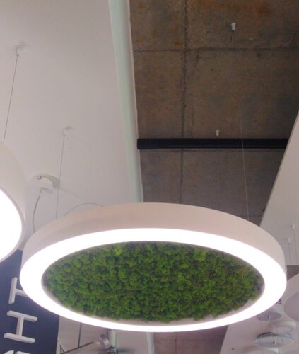 Dekorativní - ARCHI SBS/GI900/4K/WH/MOSS Závěsné svítidlo BELO GI s akustickou výplní (mech) 4000K 900mm 37W 6390lm ON/OFF opal - ARCHILIGHT - foto 1